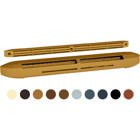 Kit entrée d’air hygro acoustique chêne foncé - ISOLA HY RA + CE2A - ISOLAHYRACE2ACF ECONONAME - ISOLAHYRACE2ACF