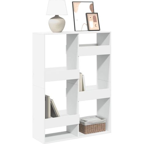 Bücherregal Weiß 100x33x135 cm Holzwerkstoff