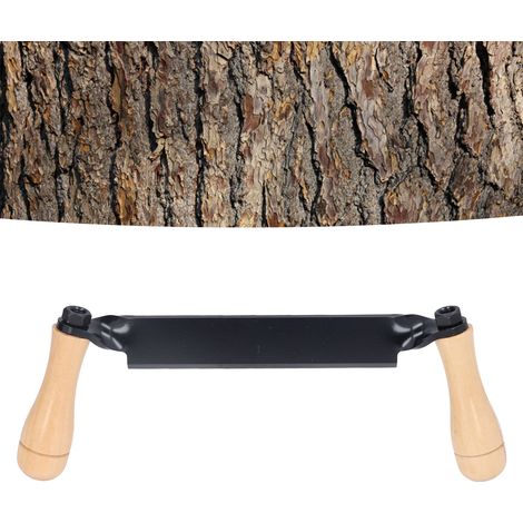 racloir à écorce droit, racloir à écorce, rabot à bois, racloir à main, racloir droit de 25 cm pour le travail du bois (1/5)