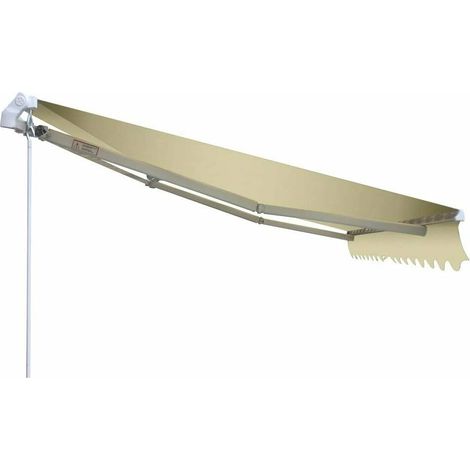 TENDA DA SOLE BALCONE ESTERNO AVVOLGIBILE RULLO 2,5x2 mt INCLINAZIONE FISSA BEIGE SABBIA 167v