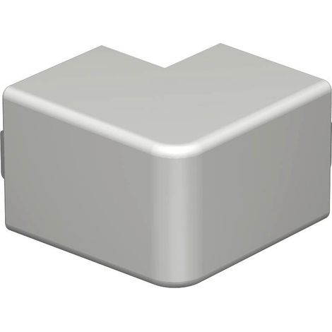 OBO Bettermann Cappuccio angolare esterno 40x40mm polivinilcloruro bianco puro RAL 9010, 6192246