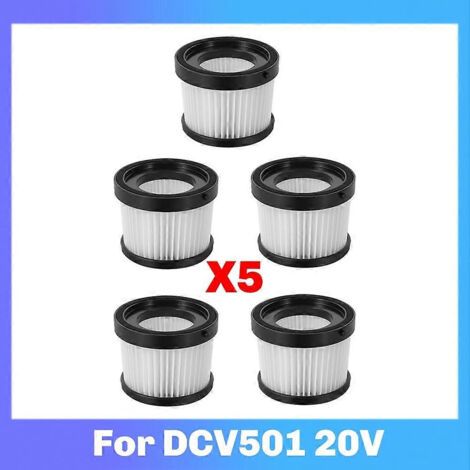 NALOOKAMIC Filtres de rechange pour aspirateur à main sans fil DEWALT DCV501HB et aspirateurs Makita