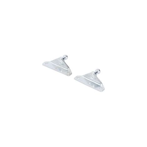 Juego de 2 soportes de rótula de 10 mm para amortiguador de gas, muelle M10, accesorio automotriz