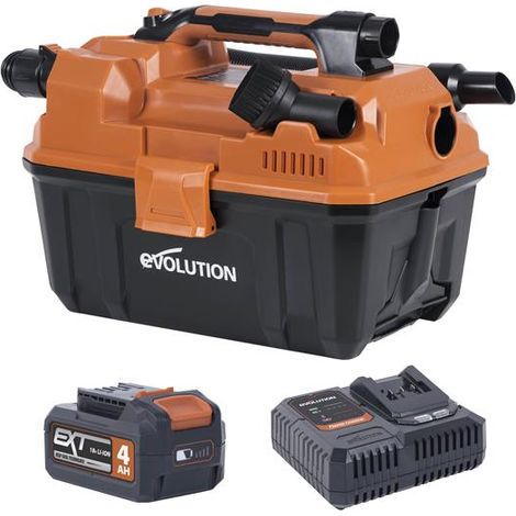 Evolution R11VAC-Li EXT Wet & Dry Vacuum Cleaner 18V 1 x 4.0Ah Li-ion