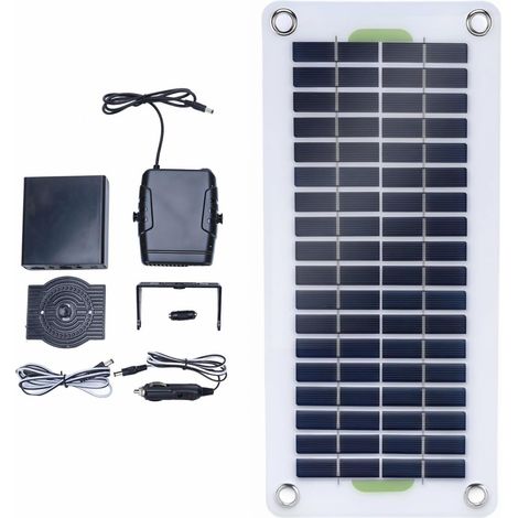 Chauffage de Voiture à Panneau Solaire Monocristallin chauffage batterie solaire 30W, Multifonctionnel, Compact et Portable chauffage solaire pour poulailler Monokristallina solpaneler (1/5)