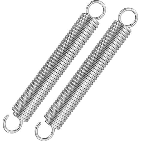 Assortment of Traction Springs 190mm Carbon Steel Pressure Compression Springs with Double Hook, Wire Diameter 35mm/OD 25mm (1/5)