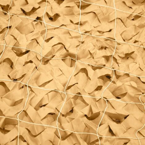 Filet de camouflage beige, toile d'ombrage 3x4m pour usage extérieur, store de terrasse, filet de camouflage pour pergola, décoration de jardin (1/4)