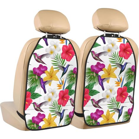 Lot de 2 tapis protection pour siège arrière voiture - Motif (1/5)
