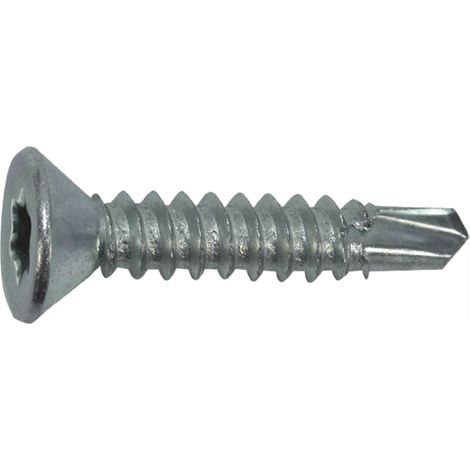 Bohrschrauben 4,8x25 Senkkopfschrauben mit Bohrkopf TX25, Stahl verzinkt - 1000 Stück