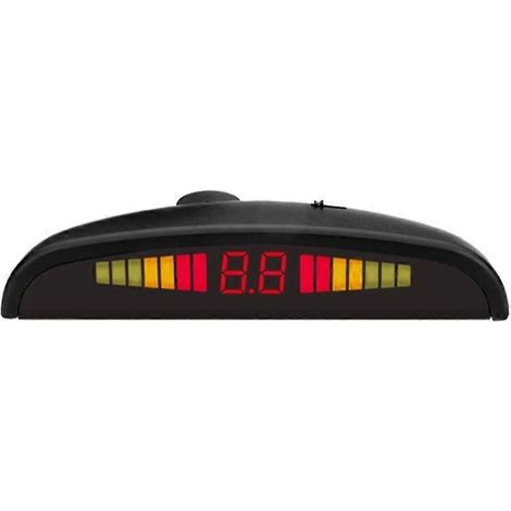 Kit de sensores de aparcamiento LED para coche con 4 radares, pantalla digital precisa para la distancia a los obstáculos y alarma Parktronic. (1/5)