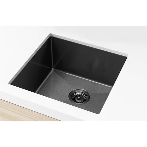 Scott & James 1.0 Bowl Undermount Sink - 490 x 440 mm - Gunmetal Grey - GFS0065 (1/2)