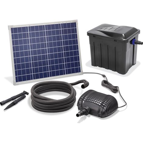 esotec Solar Teichfilter-Set Premium 50/2500 4-Stufen-Filterung für außen 101070 (1/5)