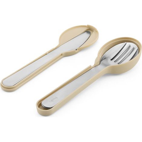 Set de couverts avec étui Natural Beige (1/5)