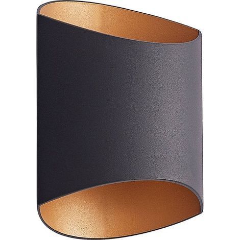 Applique murale à intensité variable « Vilja » en aluminium pour couloir (1/5)