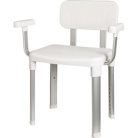 small-foot Weinberger 43907 chaise de douche blanc confortable