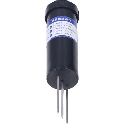 Sonde de mesure d'humidité du sol, capteur portable en acier inoxydable, pour la température et l'humidité du sol. (1/5)