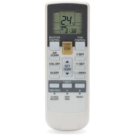 Fernbedienung kompatibel mit Fujitsu- und Standard-Klimaanlagen, Originaldesign, erweiterte Funktionen, bis zu 4 Lüfterstufen, in Sekundenschnelle einsatzbereit. (1/5)