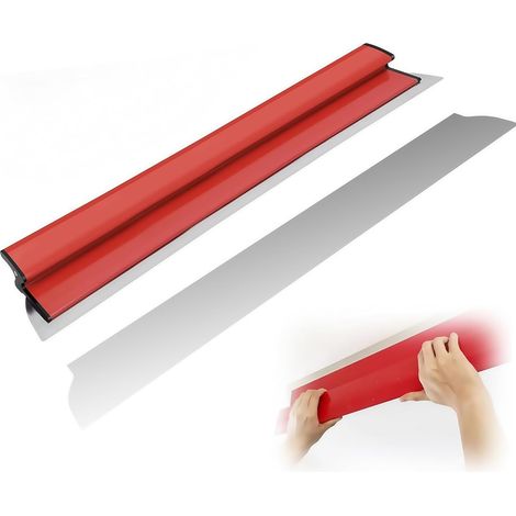 Spatule Lisseuse Couteau Enduit Set, 40 cm Lame a Enduire Lisser, Outil pour un Lissage Impeccable des Enduits, pour Les Plaquistes pour le Plâtrage des Plafonds et des Murs (1/5)
