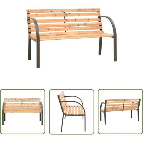 Banc de jardin pour enfants The Living Store, 81 cm, pin de Chine - Banc de jardin - Banc pour enfants - Mobilier de jardin - Pin (1/4)