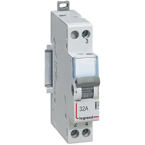 Interrupteur-inverseur modulaire va-et-vient 250V - 1 module - LEGRAND
