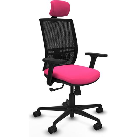 Silla de oficina piqueras y crespo Yunquera negro reposabrazos 3D (1/2)