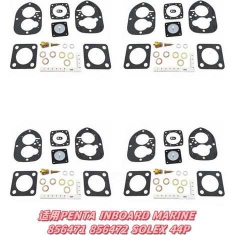 Gigante GmbH-1-Kit de réparation de carburateur compatible avec PENTA INBOARD MARINE 856471 856472 SOLEX 44P