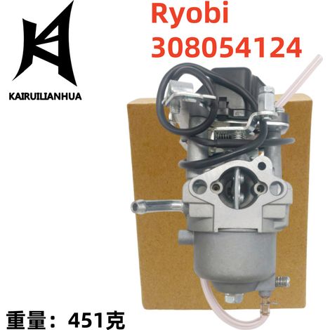 Le carburateur 308054124 convient aux générateurs onduleurs RYi2300BT et RYi2300BTA 505-120. (1/4)