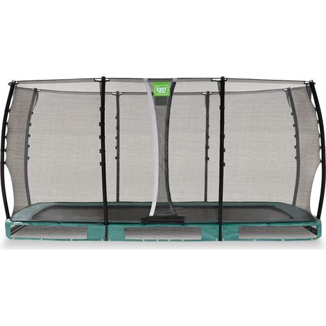 EXIT Allure Classic Bodentrampolin 244x427cm - grün
