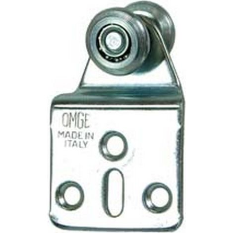 5PZ CARRELLO A DUE RUOTE IN ACCIAIO PER PORTE SCORREVOLI - mm.15 (art.12)