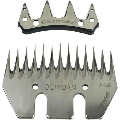 Ciseaux à mouton 13 dents Lame électrique Beiyuan Ciseaux à moutons Peigne et Cutter Remplacement pour tondeuse mouton,alpa (1/4)