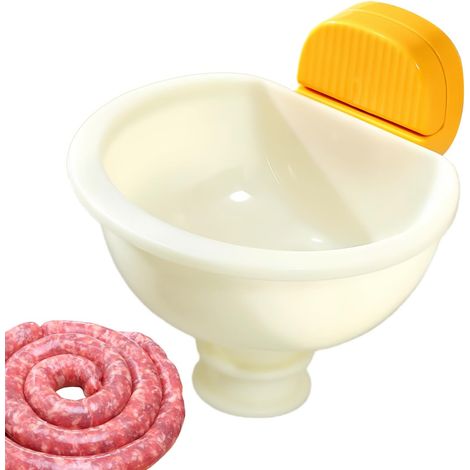 Ustensiles pour emballer les saucisses, ustensiles de cuisine avec matériau alimentaire - outil saucisses une utilisation dans occasions vacances maison camping et barbecue en Jaune (1/5)