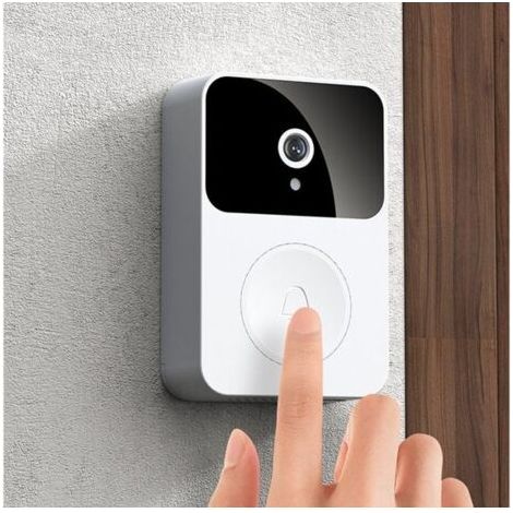 Sonnette sans fil Sonnette vidéo Interphone intelligent WiFi Ring Caméra de sécurité pour téléphone- (1/3)