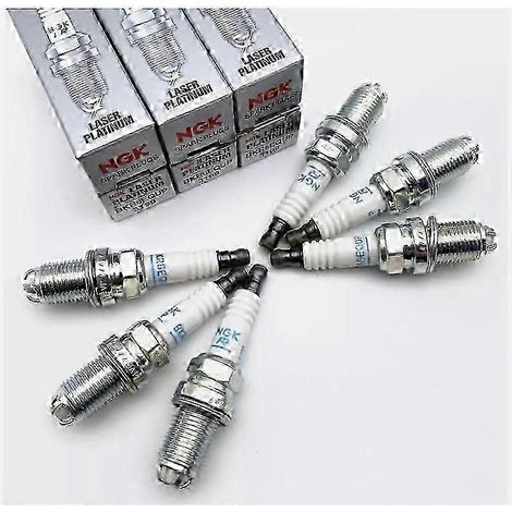 6 bougies d'allumage NGK BKR6EQUP 3199 pour BMW Série 3 E46, Série 5 E39/E60, X3/X5 (1/4)