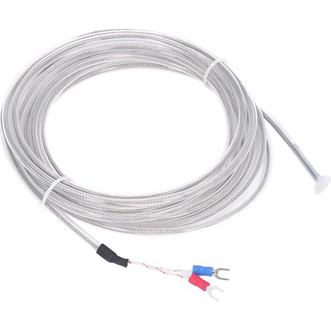 Sonde de température à thermocouple de type K BERM, étanche et anticorrosion, 4 m / 13,1 pi (1/5)