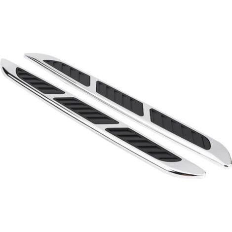 Wakects COUVERTURE AIR AIR COUVERTURE COUPE Côté Décoratif 2pcs avec Ruban Adhésif Double Face pour une Installation Facile à Installer des Intempéries ABS Matériau ABS (1/5)