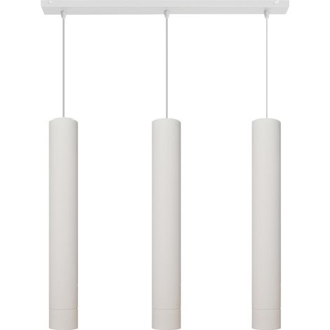 Helam TUBA Plafonnier Barre Droite Blanc 60cm