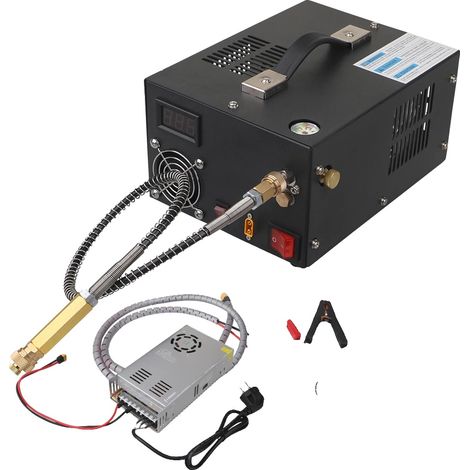 Compresseur PCP, Haute Pression, Pompe Électrique de Renforcement, 12V-220V, UE (1/2)