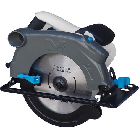 Scie circulaire MSCS1500 190 mm profondeur coupe 66 mm 1500 W (1/5)