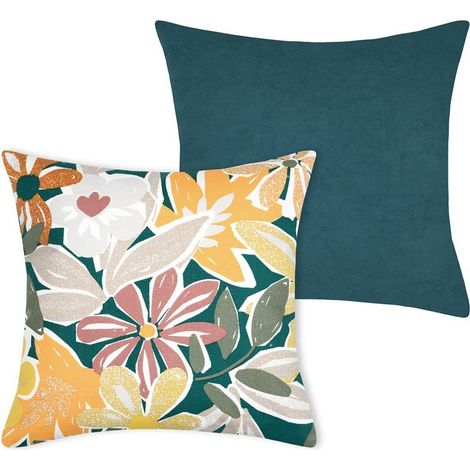 Housse de coussin 40 x 40 cm Maria floral (1/3)