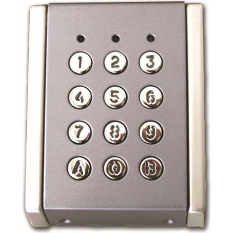 Codetastatur Metall Aufputz EVICOM 99 Codes - TSEC100