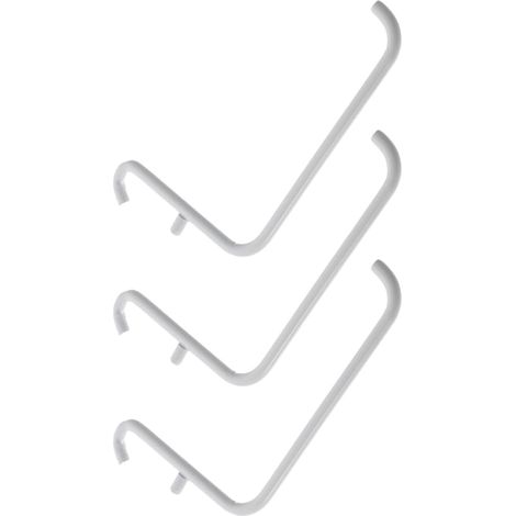 muraux robustes en fer blanc lot de 3 pour panneaux perforés