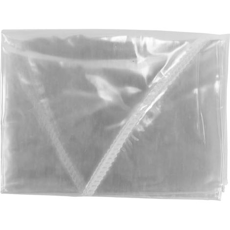 Nappe ronde en PVC transparent, imperméable, résistante aux taches et à l'huile, idéale pour la cuisine et la salle à manger, 180 cm. (1/5)