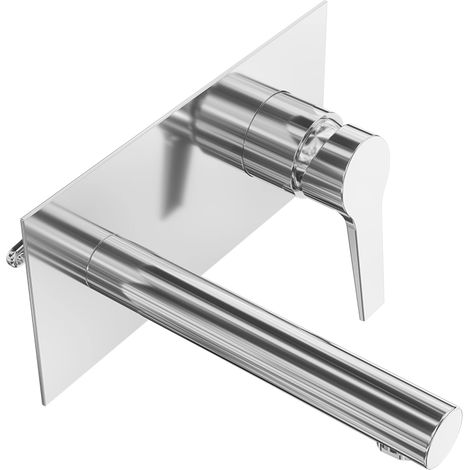 Miscelatore Lavabo ad Incasso senza Scarico in Ottone Cromato Mod.Sophia (1/4)