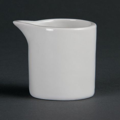 Pots à lait blancs 57ml Whiteware (Lot de 6) - Ref CB704 - Olympia (1/2)