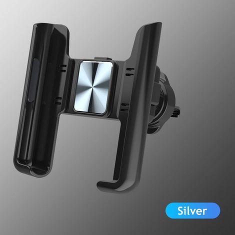 Soporte giratorio de 360° para teléfono móvil de coche, soporte universal de gravedad para coche, fijación mediante abrazadera, compatible con GPS 01360