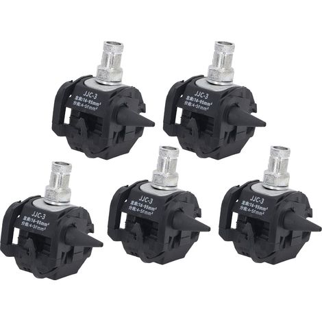 Connecteur de Perçage d'isolation 1KV, 5 Pièces, Pince de Perçage sans Pelage, Séparateur de Câble Haute Basse Tension (JJC-3) (1/5)