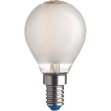 Lampada filo led sfera stick satinata e14 - 4.5w - 4000°k naturale - 470 lm - 45x80h