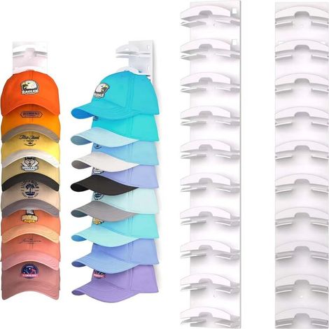 Support mural multicouche pour casquettes de baseball - Rangement facile pour chapeaux (1/5)