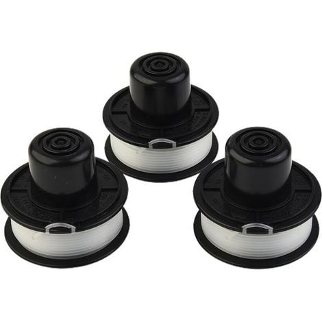 Lot de 3/6/9 têtes de débroussailleuse Black & Decker A6226 GL250 GL310 GL360, bobine et fil de rechange pour débroussailleuse (1/5)