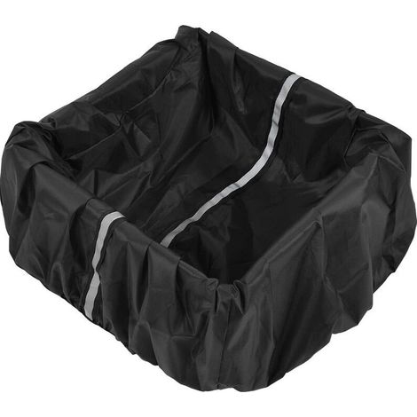 Doublure de panier de vélo 42 x 33 x 25 cm , housse de pluie imperméable pour vélo, housse de panier de vélo pour fil avant de vélo électrique ou panier de vélo en osier